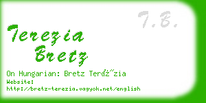 terezia bretz business card